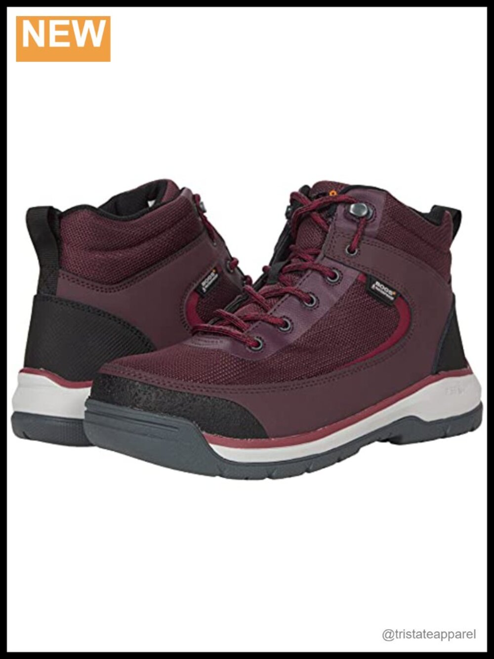 Waterproof Composite Toe Women's Work Boots Lace-Up Ankle Industrial